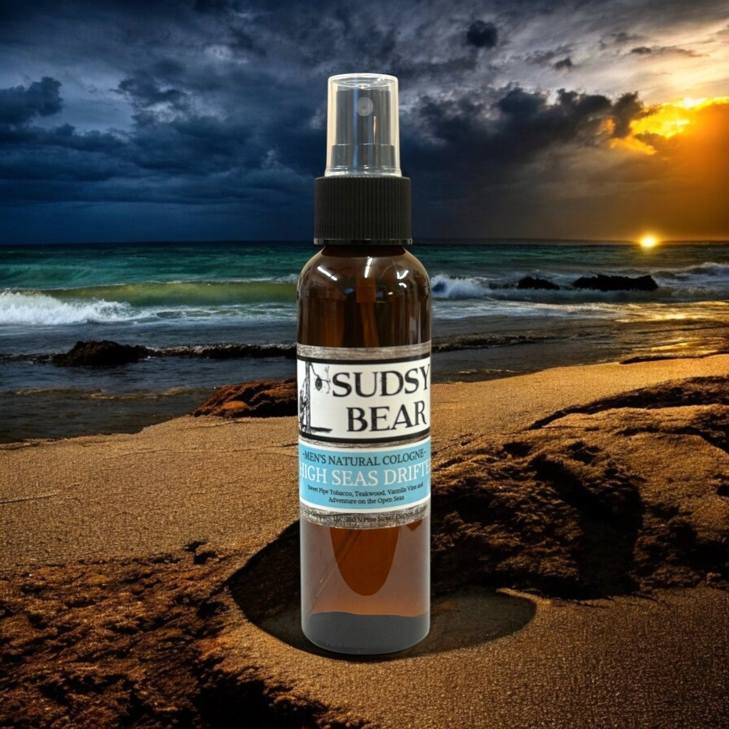 Sudsy Bear - New! High Seas Drifter - Natural Cologne - Angler's Pro Tackle & Outdoors