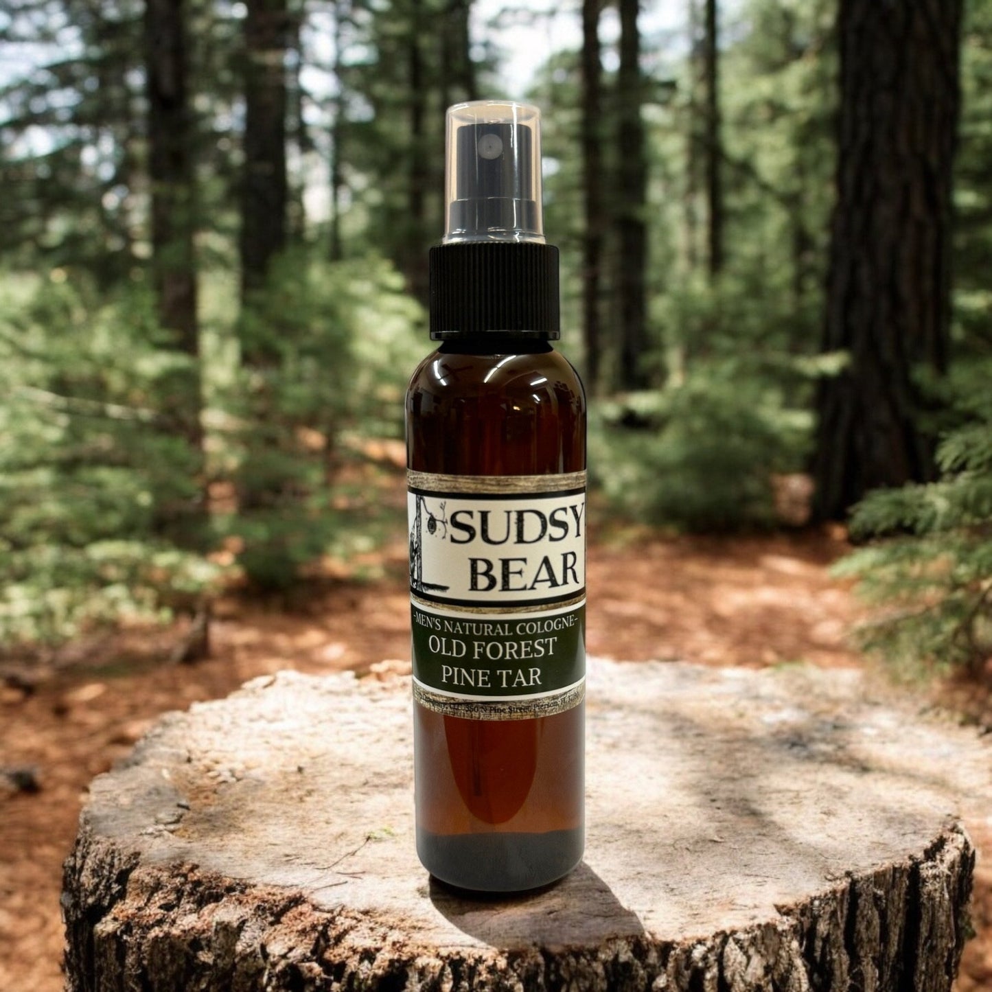 Sudsy Bear - Old Forest Pine Tar - Natural Cologne - Angler's Pro Tackle & Outdoors