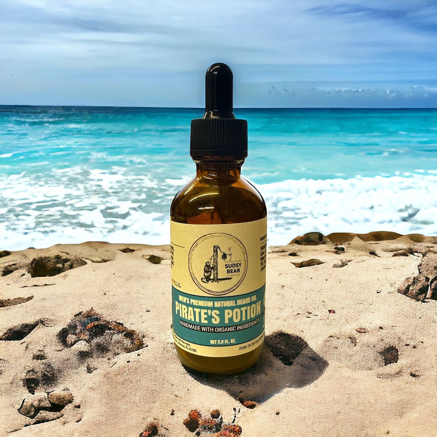 Sudsy Bear - Pirate's Potion - Premium Beard Oil - Angler's Pro Tackle & Outdoors