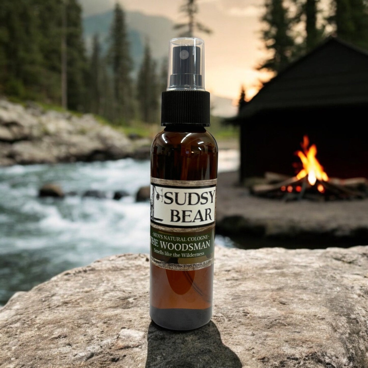 Sudsy Bear - The Woodsman - Natural Cologne - Angler's Pro Tackle & Outdoors