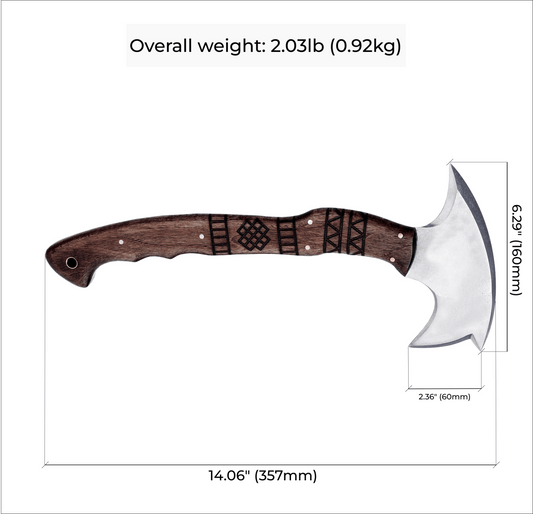AncientSmithy Сustom made tomahawk "Ogun"