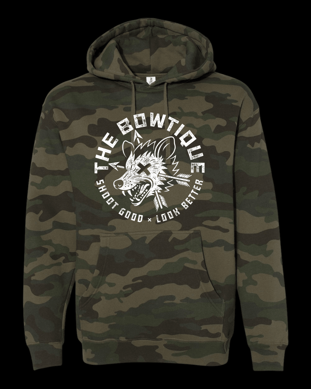 The Bowtique Camo Heavy Blend Hoodie - Angler's Pro Tackle & Outdoors