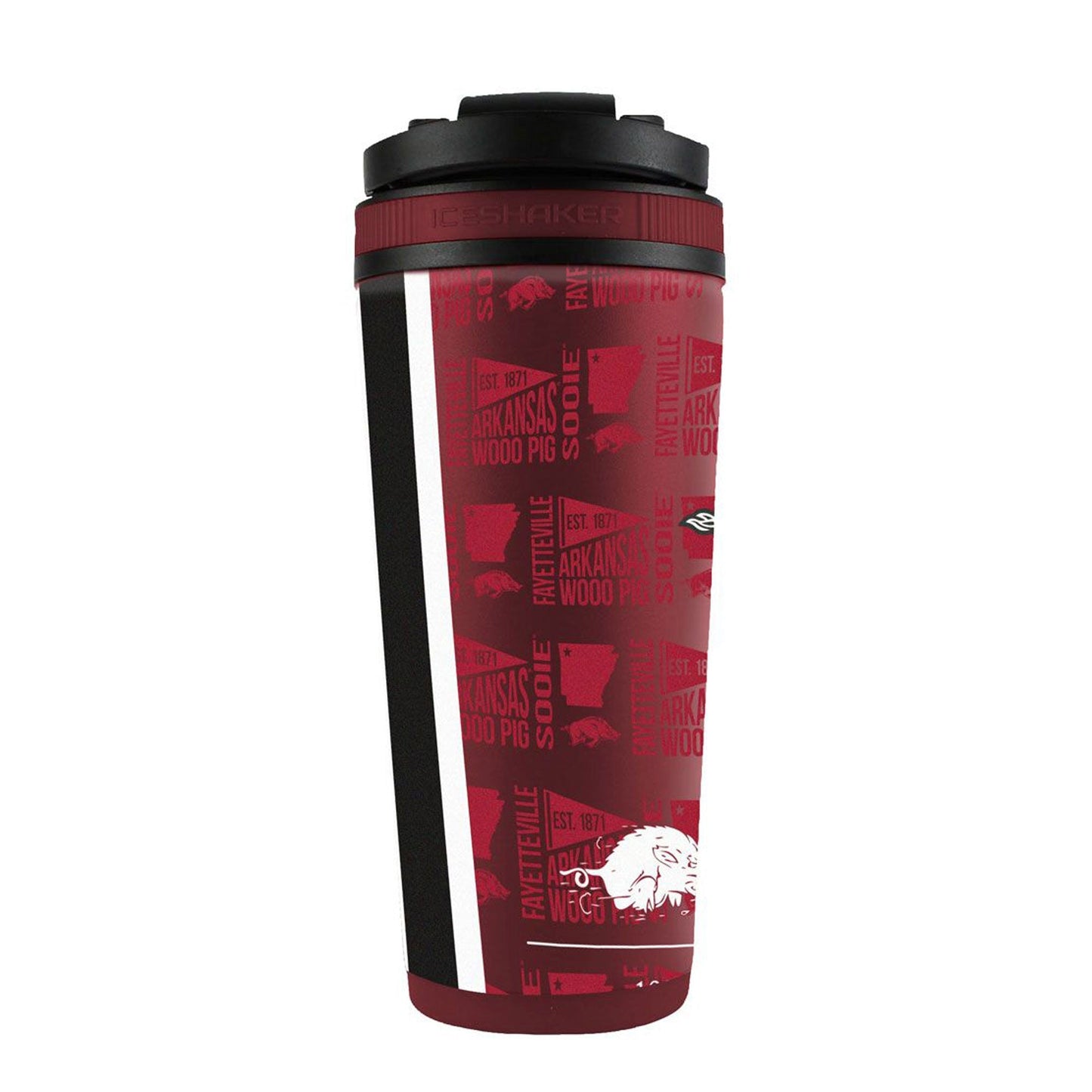 The College Vault - University of Arkansas 4D Ice Shaker - Angler's Pro Tackle & Outdoors