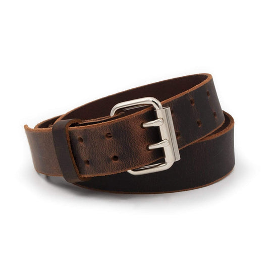 Main Street Forge - The Double Down Belt Rustic Leather Belt