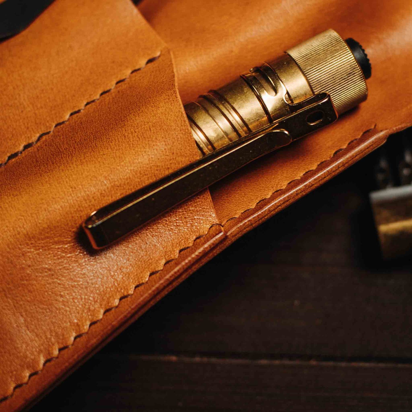 Pirate Goods Large Pocket Organizer - First Mate Fatty | Leather Pocket Carrier | Multi-tool