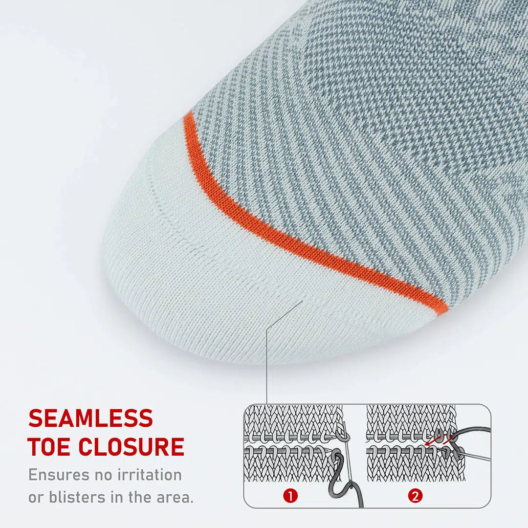 GoWith Men's Bamboo Low Cut Athletic Running & Golf Socks with Arch Support-Multicolor