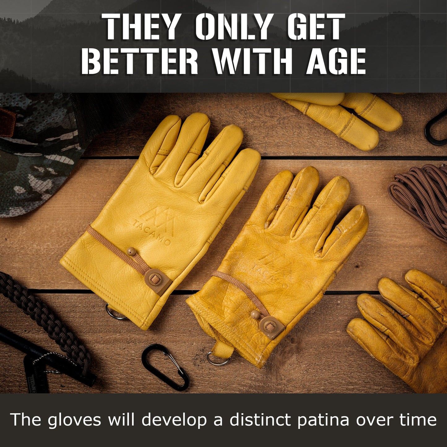 TITAN Survival Leather Work Gloves - Angler's Pro Tackle & Outdoors
