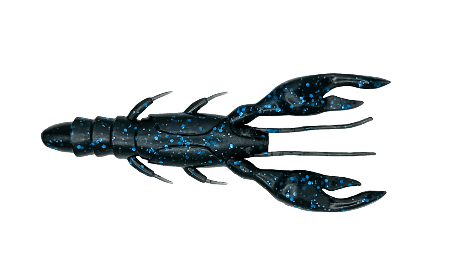 Toad Thumper Bad Craw - Black Blue Flake (Pack of 7) - Angler's Pro Tackle & Outdoors