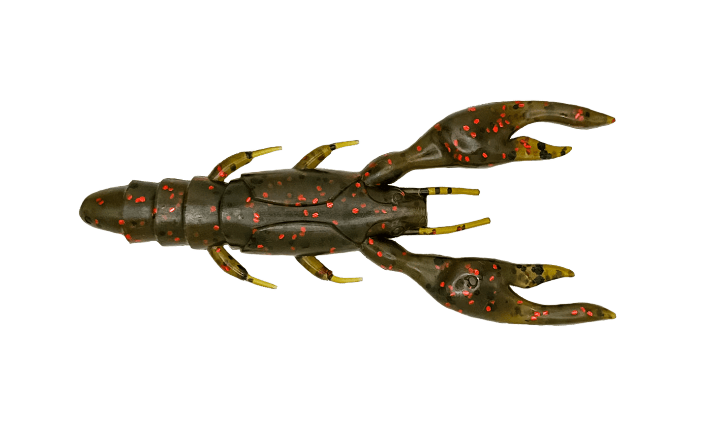 Toad Thumper Bad Craw - Green Pumpkin Red (Pack of 7) - Angler's Pro Tackle & Outdoors