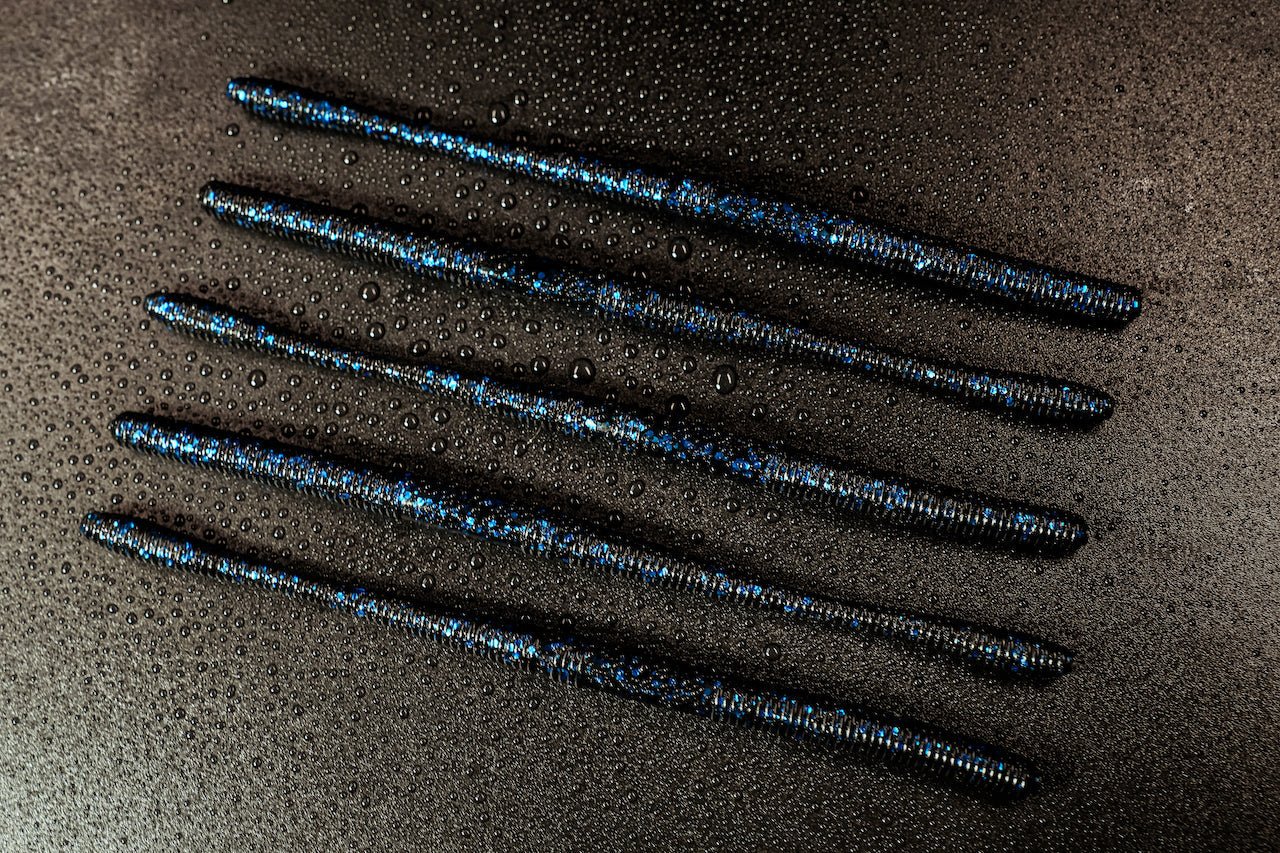 Toad Thumper Tremor Shake - Black Blue Flake (Pack of 12) - Angler's Pro Tackle & Outdoors