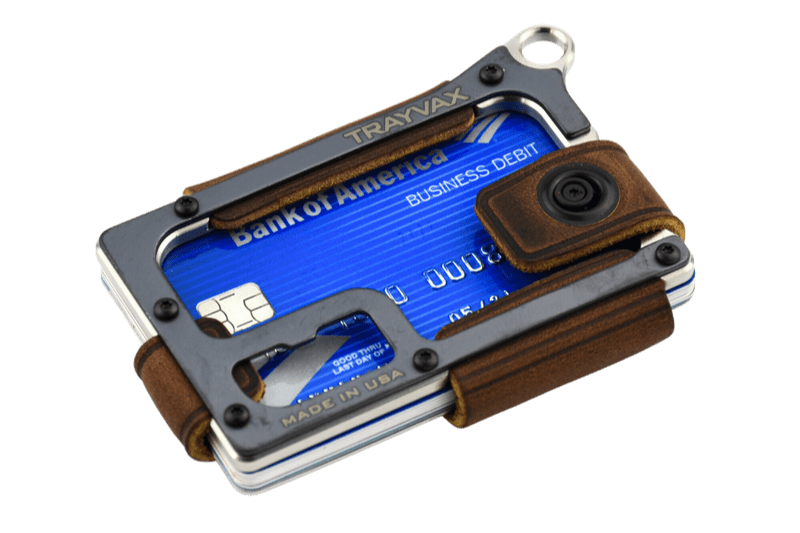 Trayvax Contour Wallet - Raw Mississippi Mud