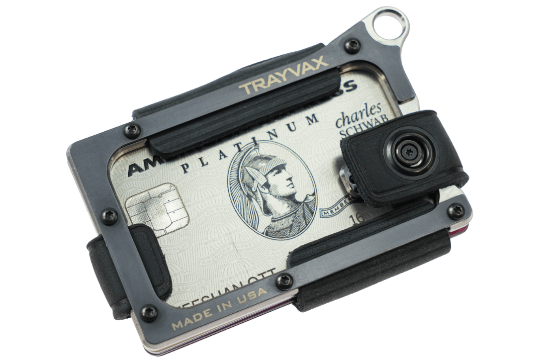 Trayvax Contour Wallet - Raw Stealth Black