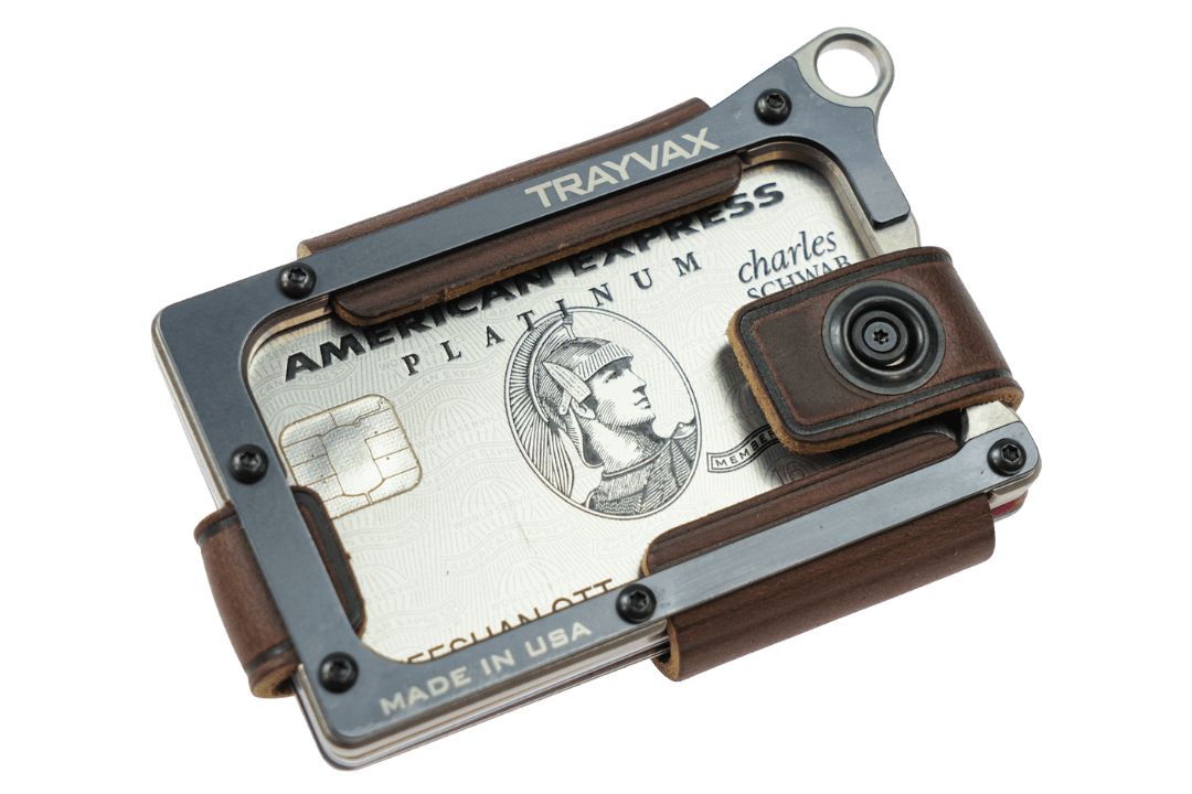 Trayvax Contour Wallet - Titanium Mississippi Mud