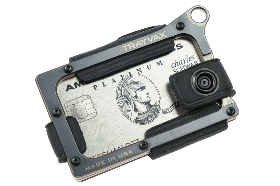 Trayvax Contour Wallet - Titanium Stealth Black