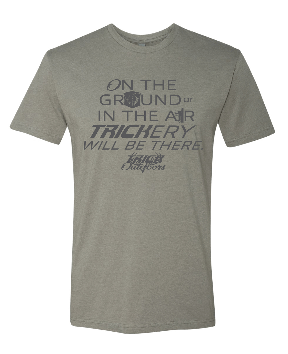 Trick Outdoors 'On the Ground or in the Air' Slogan Tee - Angler's Pro Tackle & Outdoors