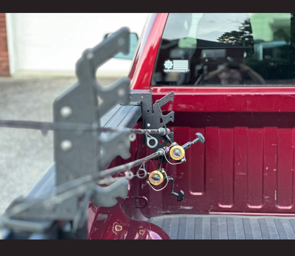 YakGadget Flexrod Truck Rod Transport System - Clamp Version