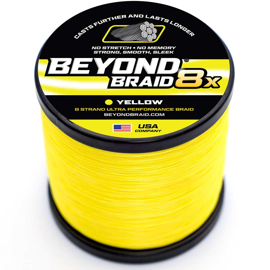 Beyond Braid - Yellow 8X- Ultra Performance 8 Strand