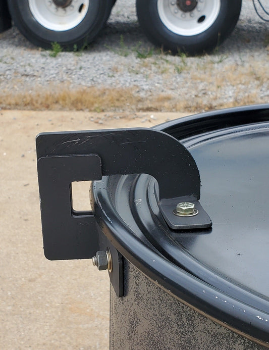 Hunsaker Vortex Smokers Unpainted Carbon Steel Floating Hinge for Drum Smoker
