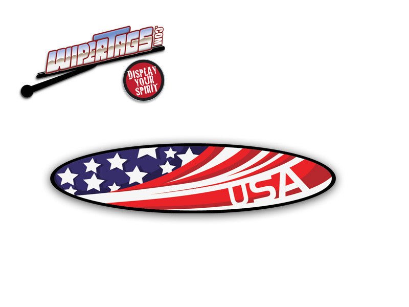 USA Oval Flag WiperTag - Angler's Pro Tackle & Outdoors