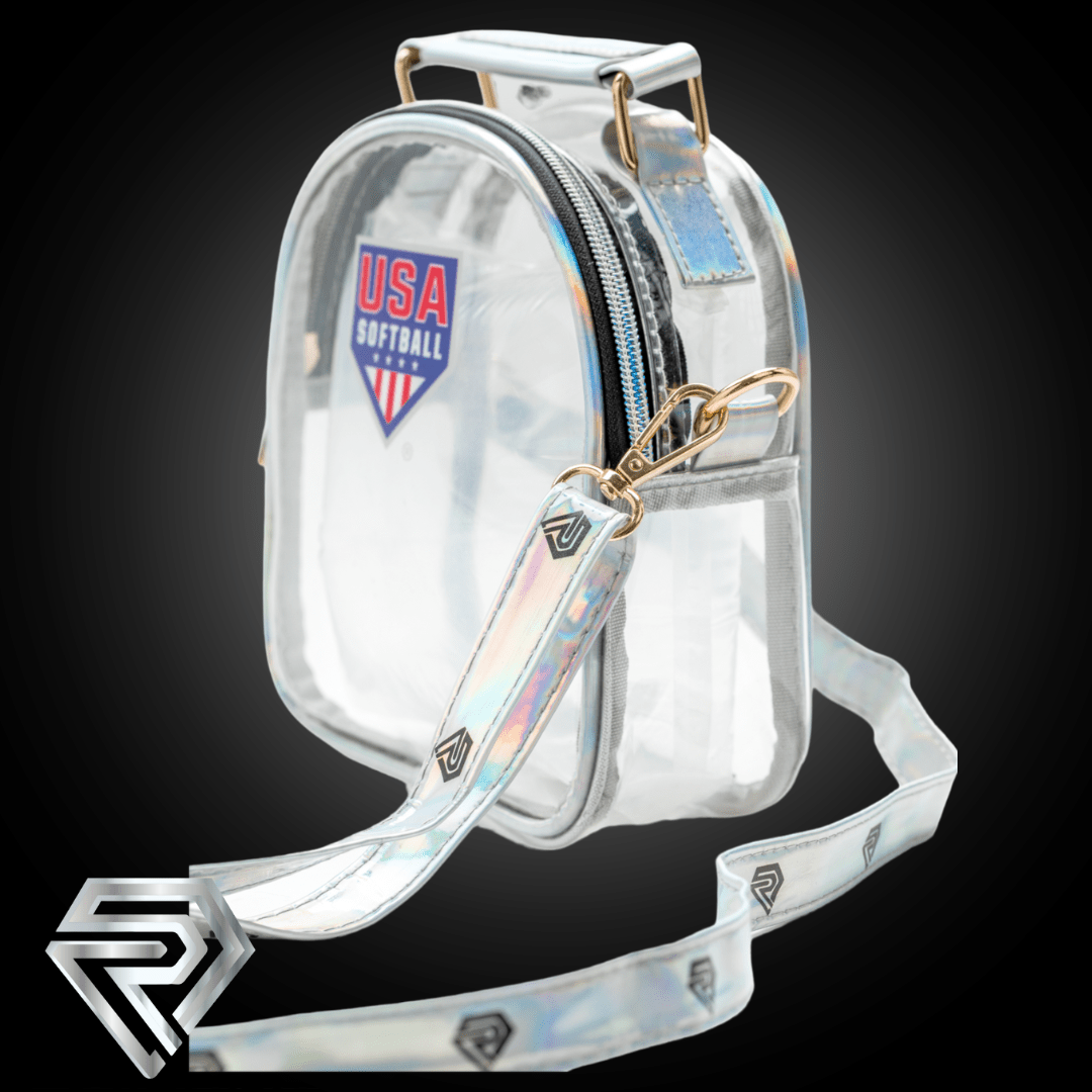 Resilient SFBL USA Softball Clear Stadium Bag Clear - Rosie's Nothing to Hide Cross-Body Bag