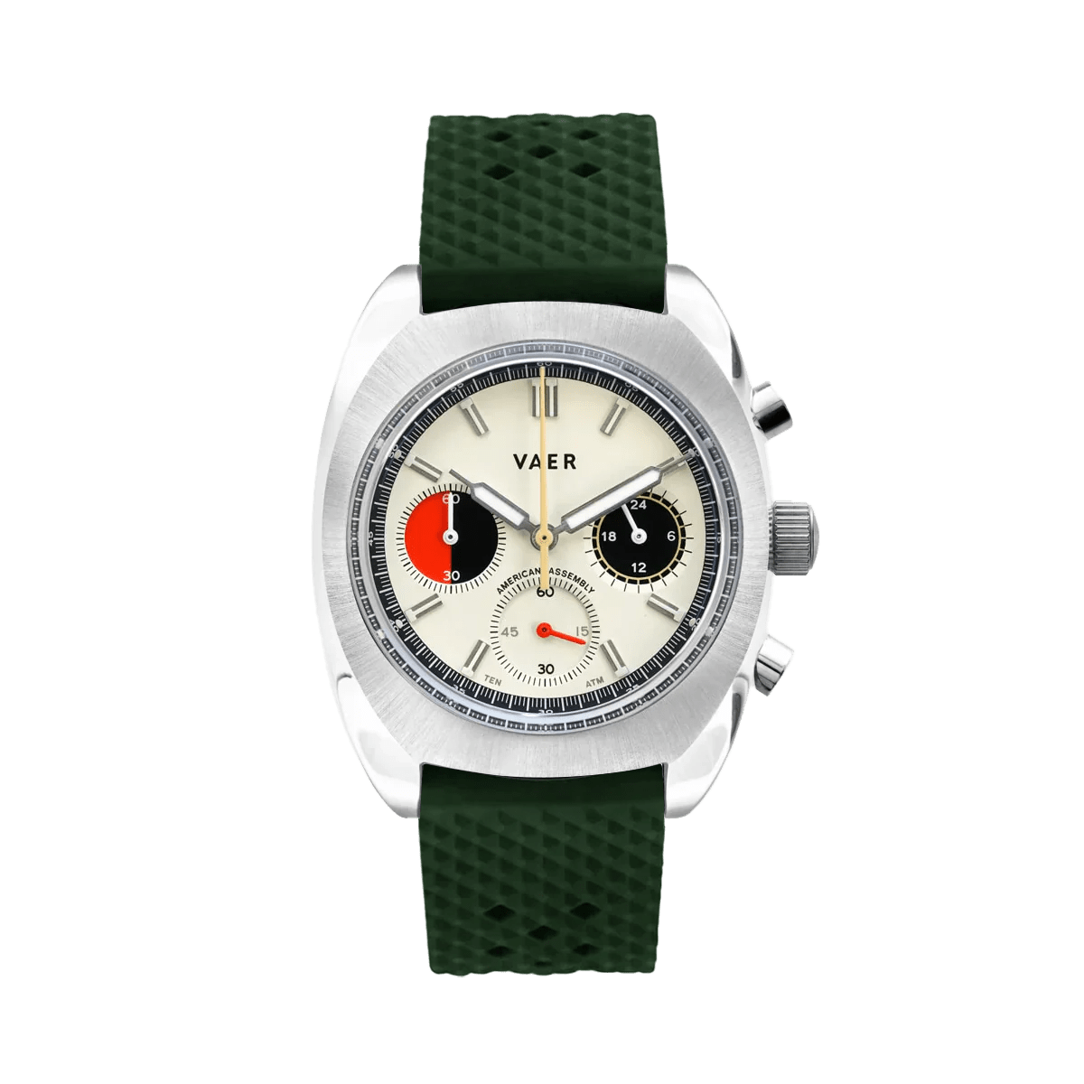 Vaer R1 USA Racing Chronograph - Cream 38mm - Angler's Pro Tackle & Outdoors