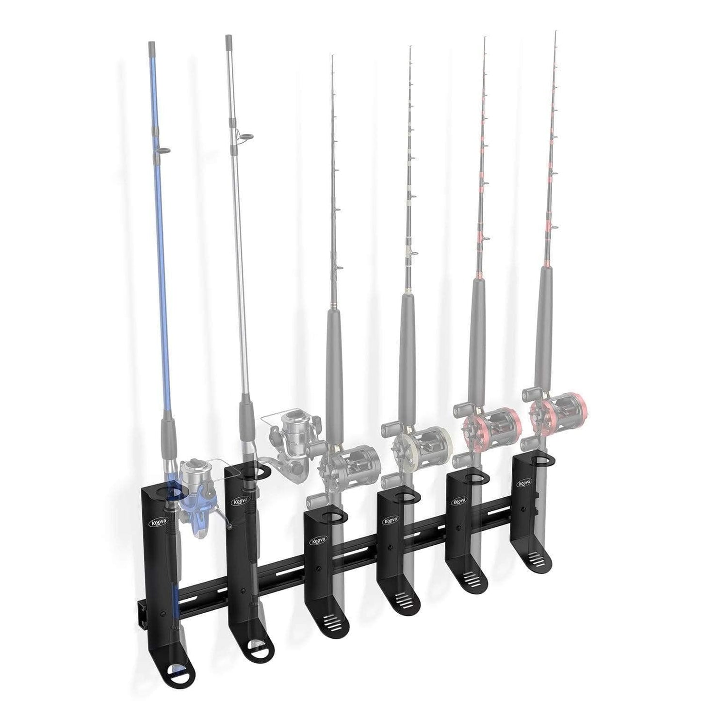 Koova - Spinning and Offshore Fishing Rod Rack Organizer