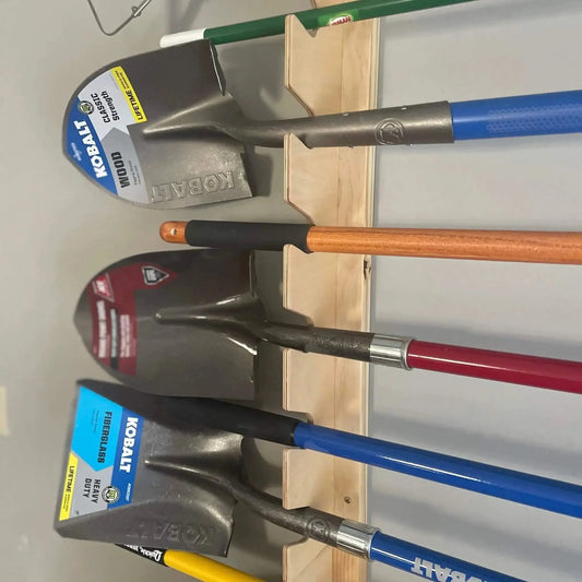 HangThis Up - BEST Garage Yard Tool Rack, Best Yard Tool Storage Rack, Garden Tool Storage, Garage Storage and Organizer