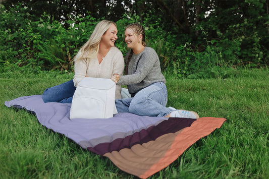 Picnic Time Aura Outdoor Puffer Blanket