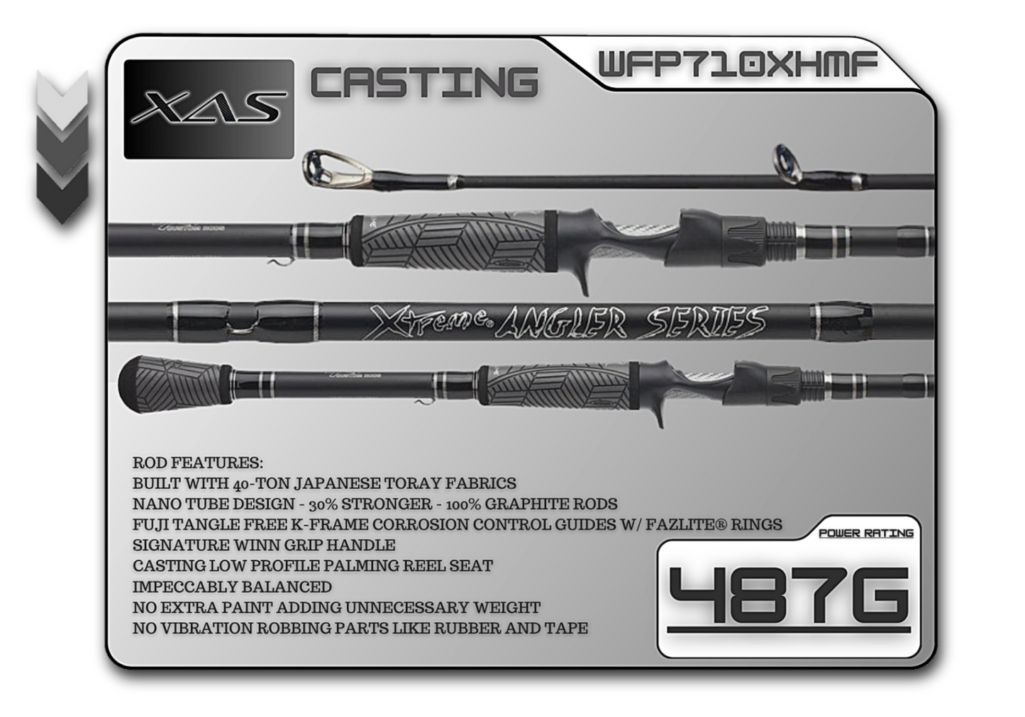 Fish Xtreme Rods WFP710XHMF 7'10" XTRA Heavy Mod-Fast **Flipping**