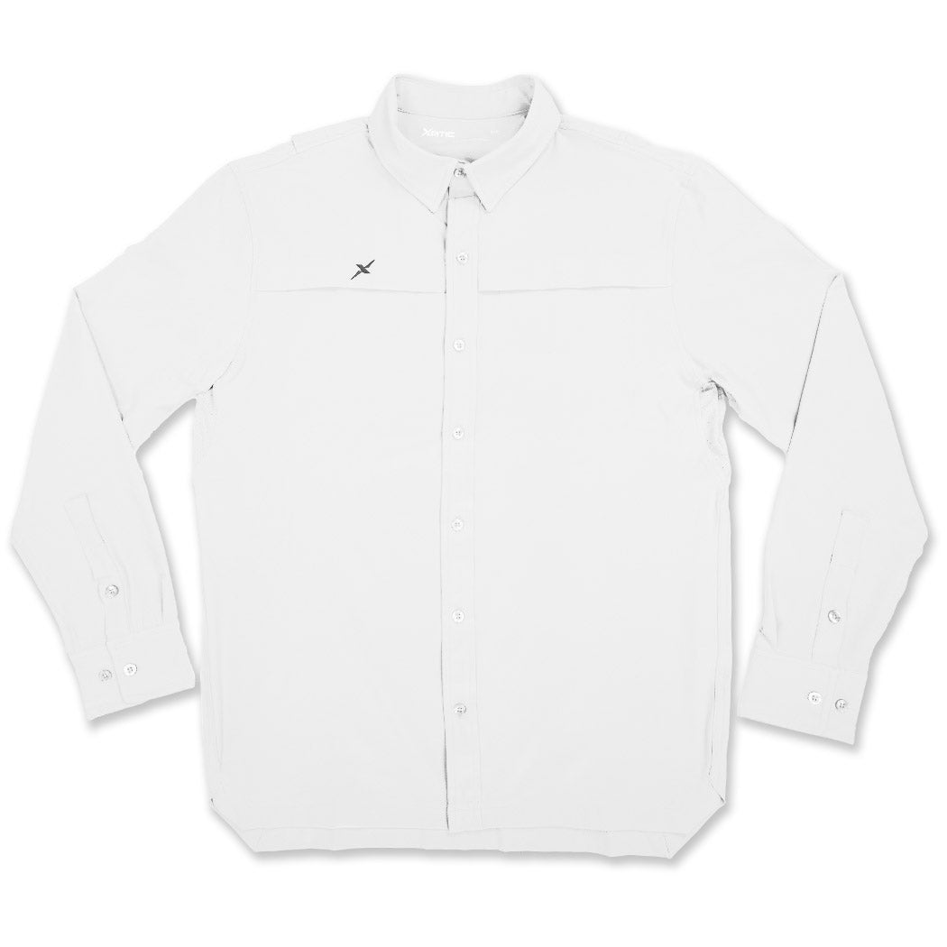 Xotic - Long Sleeve Solid Lifestyle Button Down w/ REPEL-X