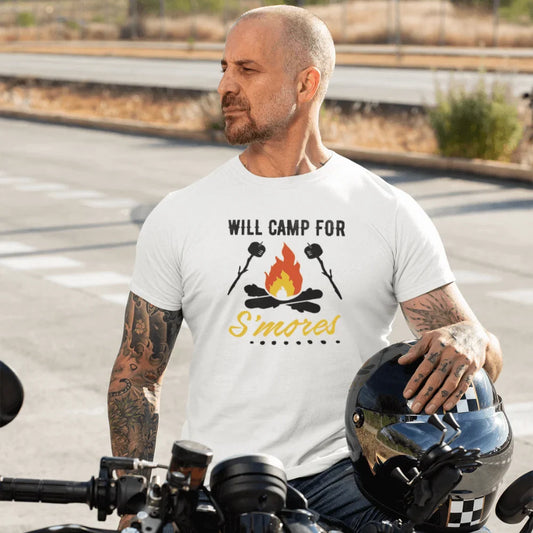 Outdoorzees Will Camp For Smores Man T-Shirt