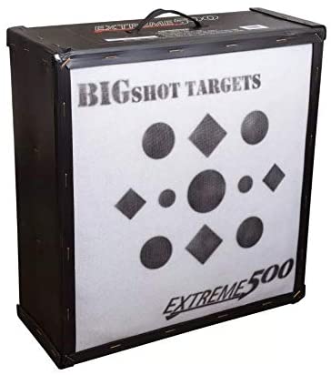 BIGshot Archery Iron Man 24" Xtreme 500 High Kinetic Energy Crossbow Target w/ Weather Cover