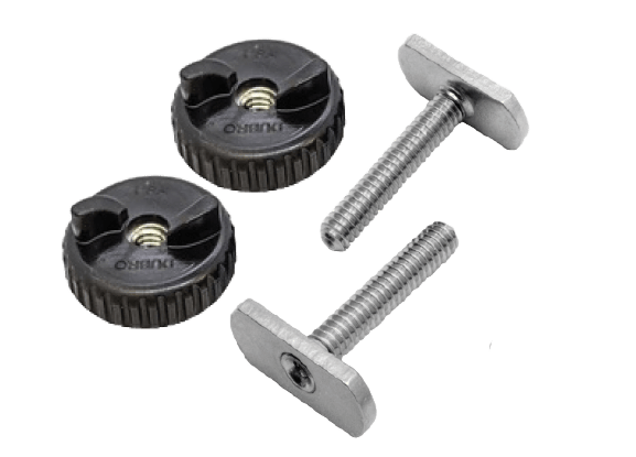 YakGadget Track Hardware: 2 Knobs & 2 T - Nuts - Angler's Pro Tackle & Outdoors