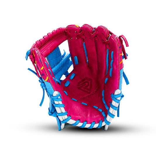 Resilient SFBL Youth Ball Glove - Ice Cream (Cotton Candy Blue and Pink)