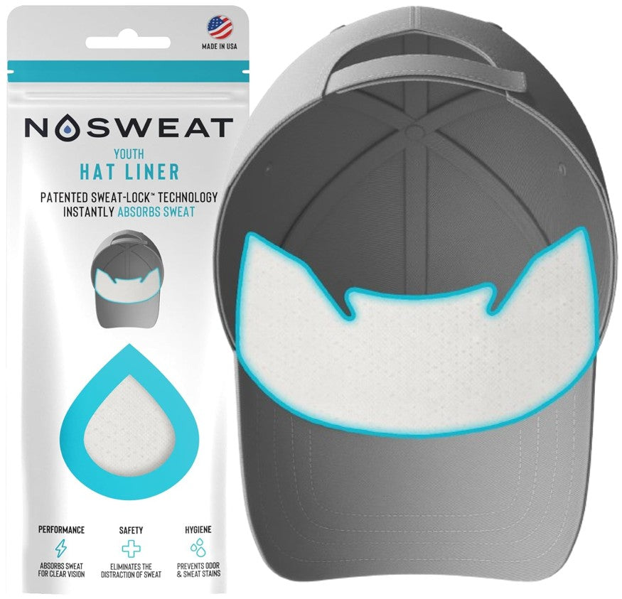 NoSweat Hat Liners - Patented SweatLock™ For All Hat Types