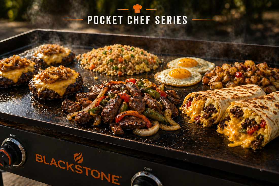 Pocket Chef - 5 Most Viral Blackstone - Flat Top Grill Recipies