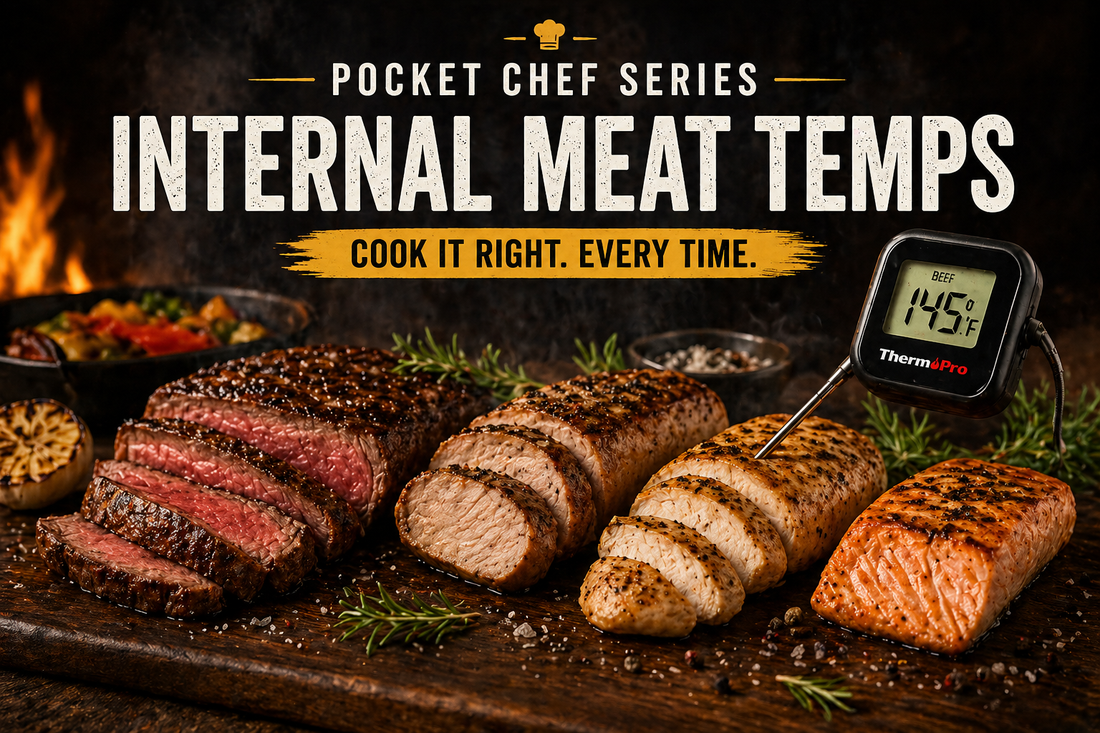 Pocket Chef - Get It Right _ Internal Meat Temp Guide