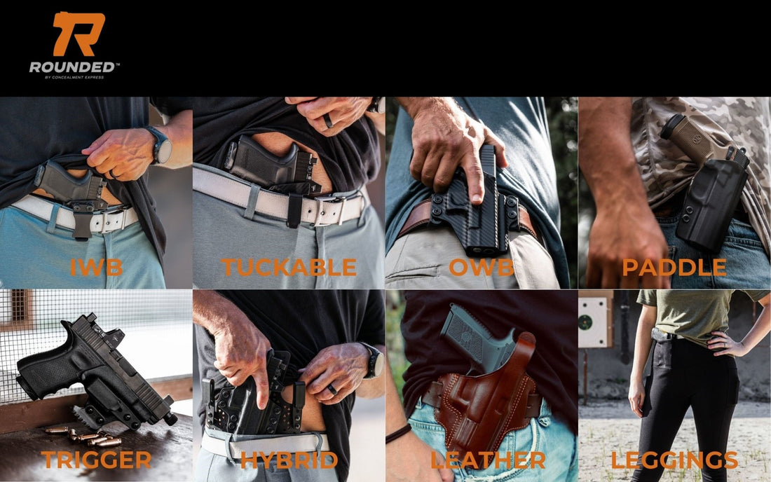 Angler's Pro Tackle & Outdoors Now Carries Rounded by Concealment Express Holsters and Accessories - Angler's Pro Tackle & Outdoors