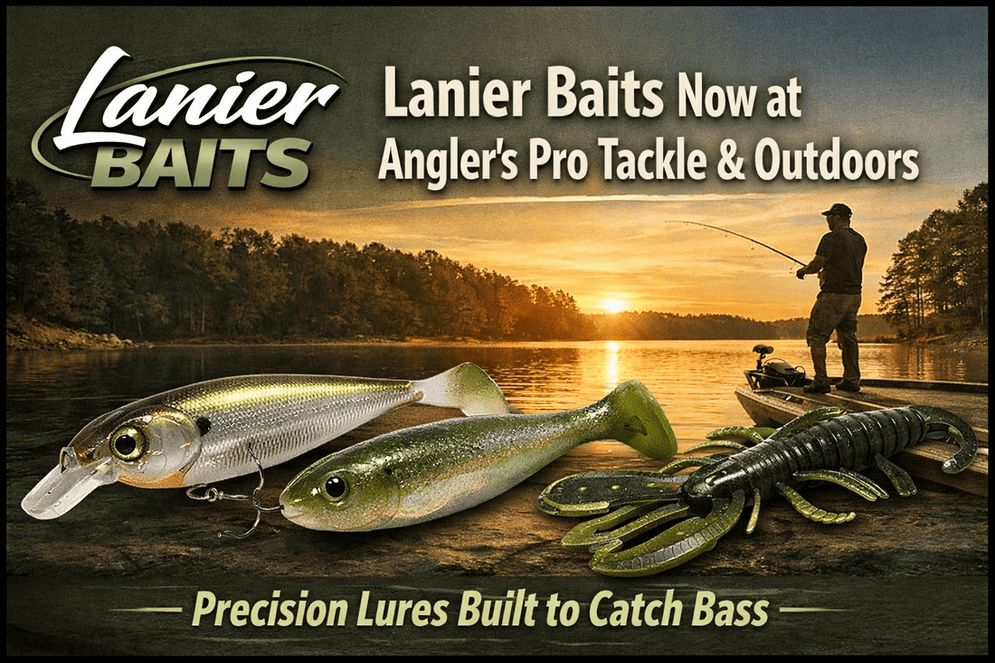 Introducing Lanier Baits at Angler’s Pro Tackle &amp; Outdoors—Precision-Designed Lures for Serious Bass Anglers - Angler's Pro Tackle & Outdoors