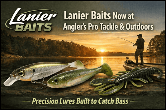 Introducing Lanier Baits at Angler’s Pro Tackle &amp; Outdoors—Precision-Designed Lures for Serious Bass Anglers - Angler's Pro Tackle & Outdoors