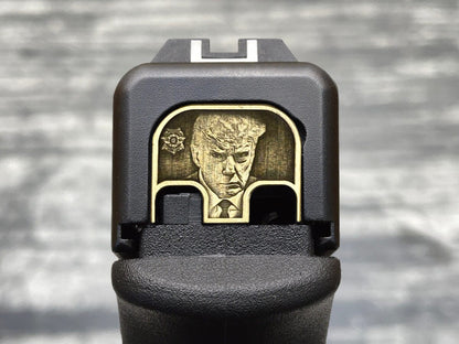 Milspin 3D Trump Mugshot Slide Back Plate