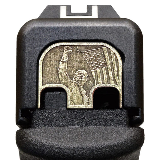 THE President Trump 3D Glock Slide Back Plate