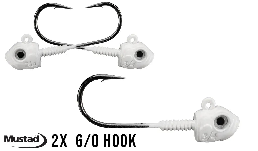 Lunker City Painted Titan HD Jig Heads