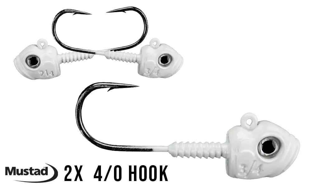 Lunker City Painted Titan HD Jig Heads