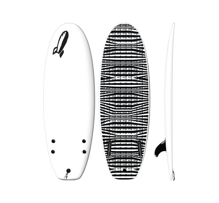 Rock-It Surf 4'10" CHUB twin fin shortboard