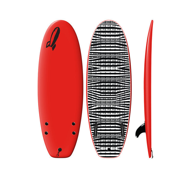 Rock-It Surf 4'10" CHUB twin fin shortboard