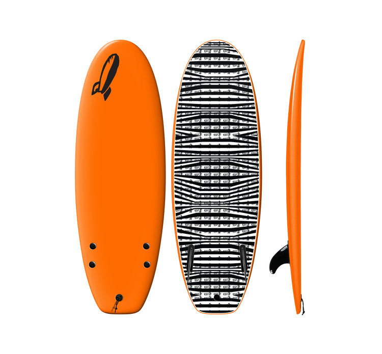 Rock-It Surf 4'10" CHUB twin fin shortboard