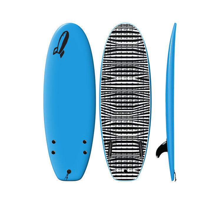 Rock-It Surf 4'10" CHUB twin fin shortboard