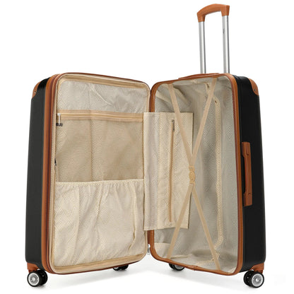 Miami Carry On Collins 3 Piece Expandable Retro Luggage Set