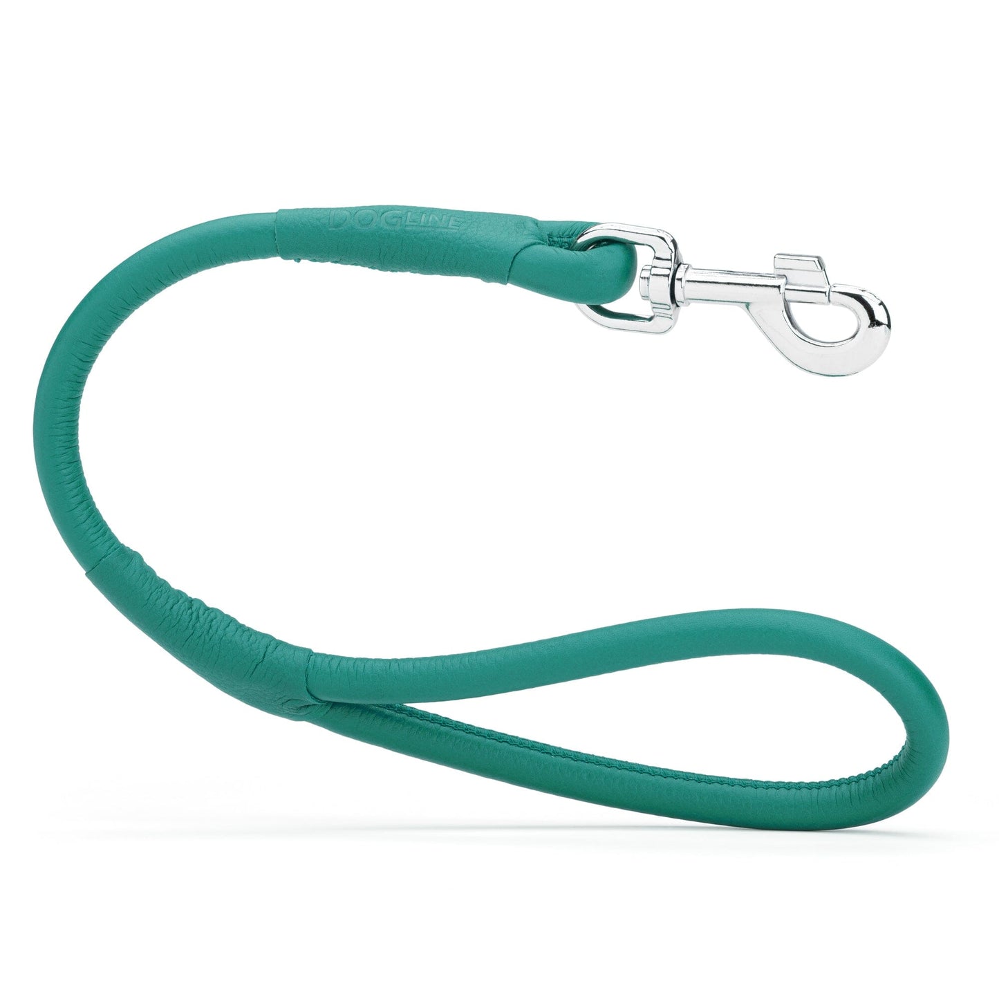 Dogline Soft Leather Round Traffic Lead